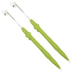 vidaXL Sombrillas para silla de camping 2 unidades verde 105 cm
