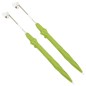 vidaXL Sombrillas para silla de camping 2 unidades verde 105 cm