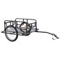 vidaXL Remolque para bicicletas acero negro 130x73x48,5 cm vidaXL Remolque para bicicletas acero negro 130x73x48,5 cm