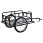 vidaXL Remolque para bicicletas acero negro 130x73x48,5 cm vidaXL Remolque para bicicletas acero negro 130x73x48,5 cm