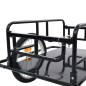 vidaXL Remolque para bicicletas acero negro 130x73x48,5 cm vidaXL Remolque para bicicletas acero negro 130x73x48,5 cm