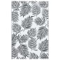 vidaXL Alfombra de exterior PP blanco y negro 160x230 cm vidaXL Alfombra de exterior PP blanco y negro 160x230 cm