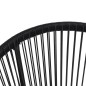 vidaXL Sillas de jardín Moon 2 unidades ratán negro vidaXL Sillas de jardín Moon 2 unidades ratán negro