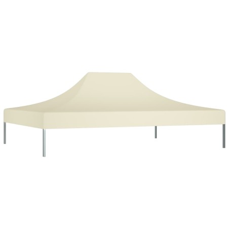 vidaXL Techo de carpa para celebraciones color crema 4x3 m 270 g/m²