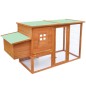 vidaXL Gallinero de madera con 1 jaula para huevos vidaXL Gallinero de madera con 1 jaula para huevos
