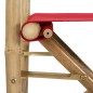 vidaXL Sillas de director plegables 2 piezas bambú y tela roja vidaXL Sillas de director plegables 2 piezas bambú y tela roja