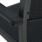 vidaXL Juego de comedor para jardín 9 piezas negro vidaXL Juego de comedor para jardín 9 piezas negro