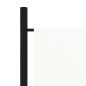 vidaXL Biombo divisor de 3 paneles blanco crema 150x180 cm vidaXL Biombo divisor de 3 paneles blanco crema 150x180 cm