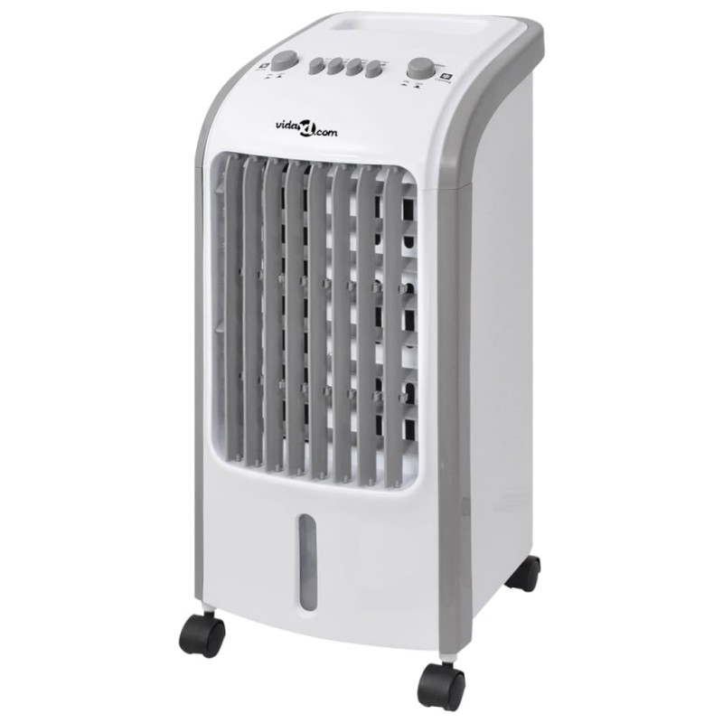 vidaXL Enfriador de aire portátil 80 W 4 L 270 m³/h 25x26x56 cm vidaXL Enfriador de aire portátil 80 W 4 L 270 m³/h 25x26x56 cm