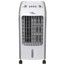 vidaXL Enfriador de aire portátil 80 W 4 L 270 m³/h 25x26x56 cm