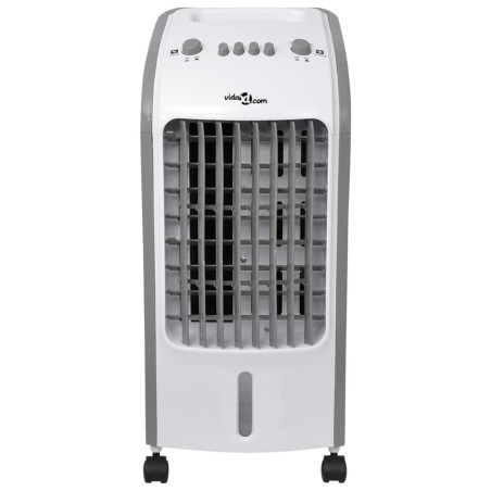vidaXL Enfriador de aire portátil 80 W 4 L 270 m³/h 25x26x56 cm