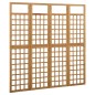 vidaXL Biombo/Enrejado de 4 paneles madera maciza de abeto 161x180 cm vidaXL Biombo/Enrejado de 4 paneles madera maciza de abeto 161x180 cm