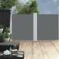 vidaXL Toldo lateral retráctil gris antracita 140x600 cm vidaXL Toldo lateral retráctil gris antracita 140x600 cm