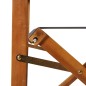 vidaXL Sillas de director 2 unidades madera maciza de acacia