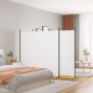vidaXL Biombo divisor de 3 paneles de tela blanco 525x180 cm vidaXL Biombo divisor de 3 paneles de tela blanco 525x180 cm