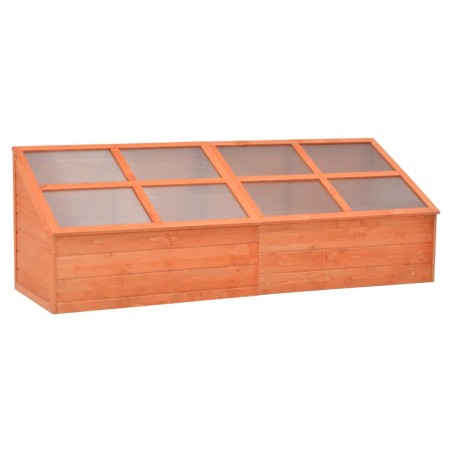 vidaXL Invernadero de madera 180x57x62 cm