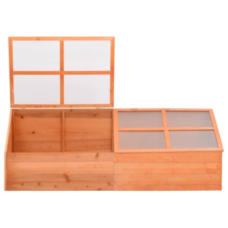 vidaXL Invernadero de madera 180x57x62 cm