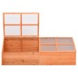 vidaXL Invernadero de madera 180x57x62 cm