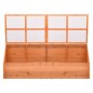 vidaXL Invernadero de madera 180x57x62 cm