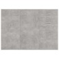 vidaXL Aparador de madera contrachapada gris hormigón 105x30x75 cm vidaXL Aparador de madera contrachapada gris hormigón 105x30x75 cm