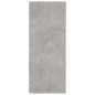vidaXL Aparador de madera contrachapada gris hormigón 105x30x75 cm vidaXL Aparador de madera contrachapada gris hormigón 105x30x75 cm