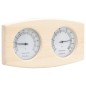 vidaXL Higrotermógrafo y reloj de arena para sauna 2 en 1 madera pino vidaXL Higrotermógrafo y reloj de arena para sauna 2 en 1 madera pino