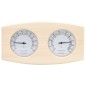 vidaXL Higrotermógrafo y reloj de arena para sauna 2 en 1 madera pino vidaXL Higrotermógrafo y reloj de arena para sauna 2 en 1 madera pino