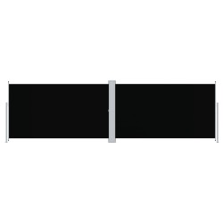 vidaXL Toldo lateral retráctil negro 180x600 cm