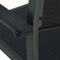 vidaXL Juego de comedor para jardín 5 piezas negro vidaXL Juego de comedor para jardín 5 piezas negro