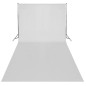 vidaXL Telón de fondo para fotografía algodón blanco 600x300 cm  