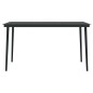 vidaXL Juego de comedor para jardín 5 piezas negro vidaXL Juego de comedor para jardín 5 piezas negro