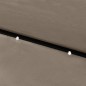 vidaXL Sombrilla con LED y poste de acero gris taupe 2x3 m vidaXL Sombrilla con LED y poste de acero gris taupe 2x3 m