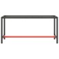 vidaXL Estructura banco de trabajo metal negro y rojo mate 170x50x79cm vidaXL Estructura banco de trabajo metal negro y rojo mate 170x50x79cm