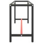 vidaXL Estructura banco de trabajo metal negro y rojo mate 170x50x79cm vidaXL Estructura banco de trabajo metal negro y rojo mate 170x50x79cm