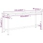vidaXL Estructura banco de trabajo metal negro y rojo mate 170x50x79cm vidaXL Estructura banco de trabajo metal negro y rojo mate 170x50x79cm