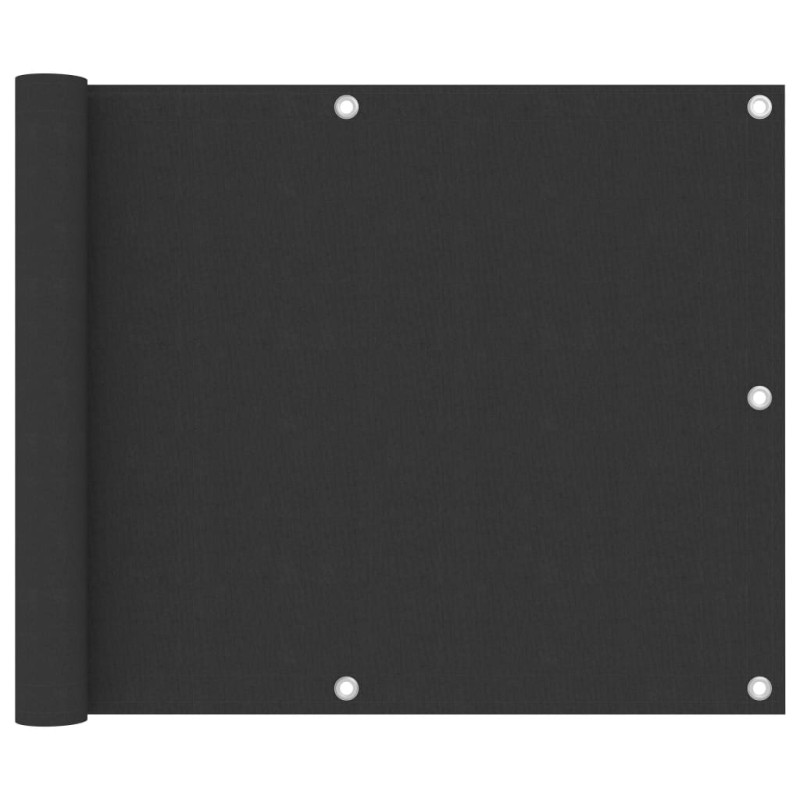vidaXL Biombo para balcón de tela oxford antracita 75x300 cm vidaXL Biombo para balcón de tela oxford antracita 75x300 cm