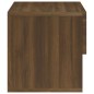 vidaXL Mesita de noche de pared 2 uds marrón oble vidaXL Mesita de noche de pared 2 uds marrón oble