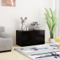 vidaXL Baúl de almacenamiento madera contrachapada negro 84x42x46 cm vidaXL Baúl de almacenamiento madera contrachapada negro 84x42x46 cm