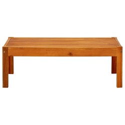 vidaXL Mesa de jardín de madera de acacia maciza 85x57x29 cm