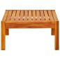 vidaXL Mesa de jardín de madera de acacia maciza 85x57x29 cm vidaXL Mesa de jardín de madera de acacia maciza 85x57x29 cm