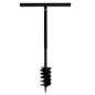 Taladro Negro De Tierra De Acero Con Mango 120 mm Espiral Doble Taladro Negro De Tierra De Acero Con Mango 120 mm Espiral Doble