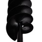 Taladro Negro De Tierra De Acero Con Mango 120 mm Espiral Doble Taladro Negro De Tierra De Acero Con Mango 120 mm Espiral Doble