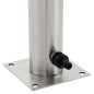 vidaXL Columna de agua de jardín acero inoxidable redonda 95 cm vidaXL Columna de agua de jardín acero inoxidable redonda 95 cm