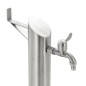 vidaXL Columna de agua de jardín acero inoxidable redonda 95 cm vidaXL Columna de agua de jardín acero inoxidable redonda 95 cm