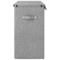 vidaXL Cesto ropa sucia plegable lino sintético gris 64,5x34,5x59 cm vidaXL Cesto ropa sucia plegable lino sintético gris 64,5x34,5x59 cm