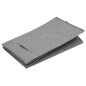 vidaXL Cesto ropa sucia plegable lino sintético gris 64,5x34,5x59 cm vidaXL Cesto ropa sucia plegable lino sintético gris 64,5x34,5x59 cm