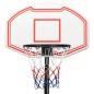 vidaXL Canasta de baloncesto polietileno blanco 282-352 cm vidaXL Canasta de baloncesto polietileno blanco 282-352 cm