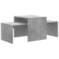 vidaXL Mesa de centro madera contrachapada gris hormigón 100x48x40 cm vidaXL Mesa de centro madera contrachapada gris hormigón 100x48x40 cm