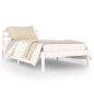 vidaXL Estructura de cama madera maciza de pino blanco 90x200 cm vidaXL Estructura de cama madera maciza de pino blanco 90x200 cm