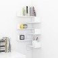 vidaXL Estantes de esquina pared 2 uds madera contrachapada 40x40x50cm vidaXL Estantes de esquina pared 2 uds madera contrachapada 40x40x50cm